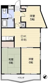 カザリヤマンションA棟【4階】の間取り