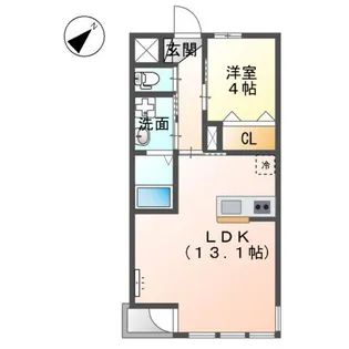 EN GUREN (エン グレン)【2階】の間取り