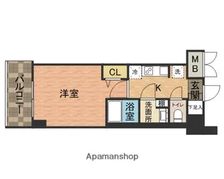 グランカーサ行徳【2階】の間取り