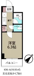 シャトレゲンジ【1階】の間取り