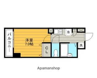 S−FORT本八幡MAIRIE【5階】の間取り