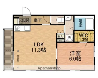 千葉県船橋市宮本4丁目【マンション】の間取り