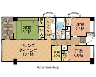 L−PLACE下総中山Ⅱ【2階】の間取り