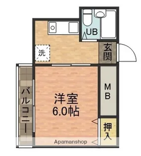 千葉県市川市市川2丁目【マンション】の間取り