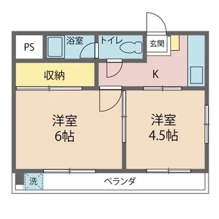 オリス本八幡【201号室号室】の間取り