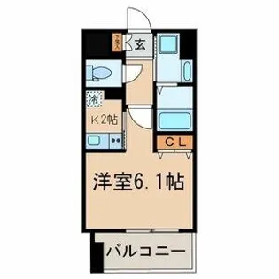 レジデンシア カルマール【4階】の間取り
