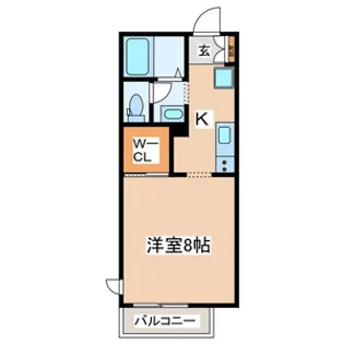 グランシャリオ【2階】の間取り