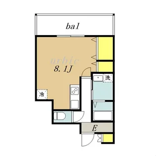 マリアージュ市川【0401号室】の間取り