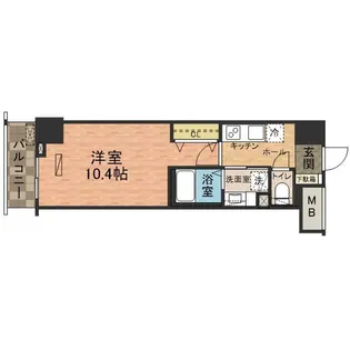 グロリアコート市川【5階】の間取り