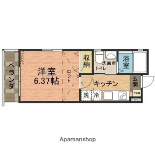 千葉県市川市大和田4丁目【アパート】の間取り