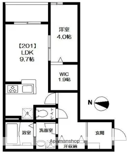 ラ・ペスカ【2階】の間取り