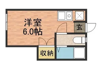 SSハイツ市川【101号室】の間取り