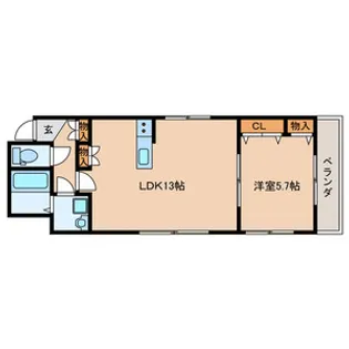 セラコート【2階】の間取り