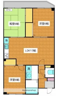 ストーン本八幡【3階】の間取り