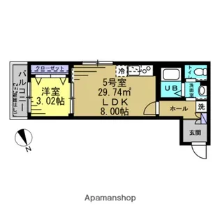 グランドソレイユ西船橋【1階】の間取り
