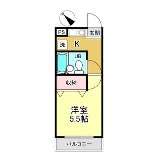 ロイヤルメドウ【206号室】の間取り