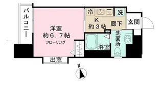 ミリアビタNO.15【3階】の間取り