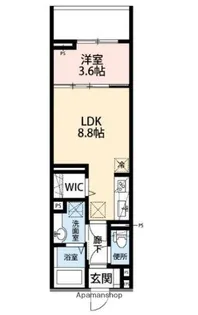 ジェンティーレ・トリヤマⅤ【3階】の間取り