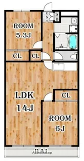 千葉県市川市原木3丁目【マンション】の間取り