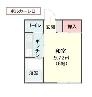 ポルカーレⅡ【2階】の間取り