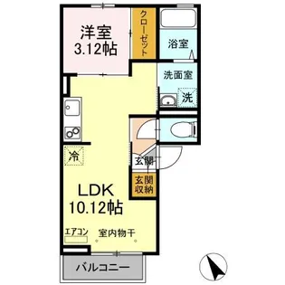 らら・ベイⅢ【1階】の間取り