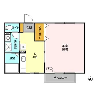 ヴィラ・ウィステリア【1階】の間取り