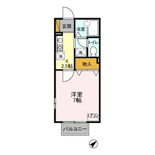 エムズガーデン【2階】の間取り