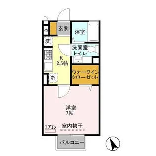 プルメリア【2階】の間取り