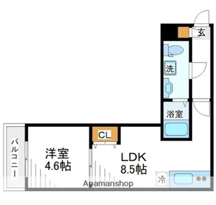 CEREBRARE FUNABASHI【1階】の間取り