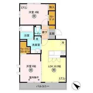 シャルマンドミール【3階】の間取り
