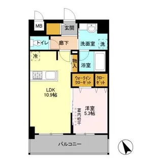 LUMIERE【3階】の間取り