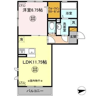 メゾン・ドゥ・ボネール【3階】の間取り