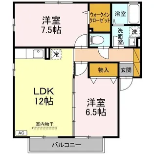 ベルデ藤原【2階】の間取り