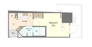 ALIVIS船橋EAST.WEST【12階】の間取り