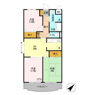 メゾン・プルミエ【3階】の間取り