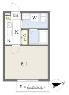 NAPLUS津田沼【2階】の間取り