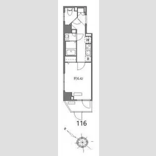 エヌステージ西船橋市川【1階】の間取り