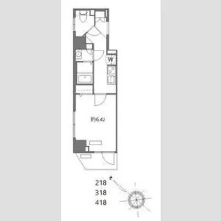 エヌステージ西船橋市川【4階】の間取り