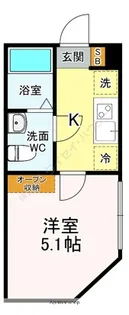 リベルテ【101号室】の間取り