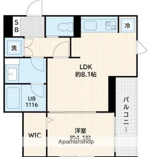 アーバングランデ市川【2階】の間取り