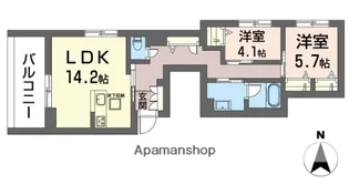べレオ東船橋【1階】の間取り
