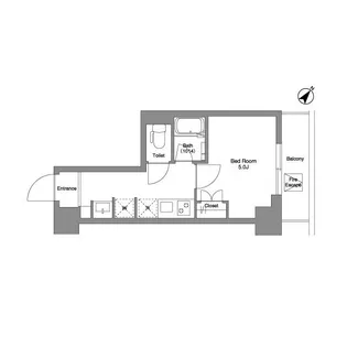 BPRレジデンス行徳【7階】の間取り
