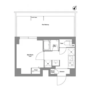 BPRレジデンス行徳【6階】の間取り