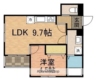 MERCURY船橋【1階】の間取り