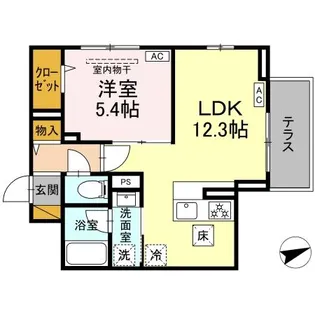 DーSTELLA【1階】の間取り