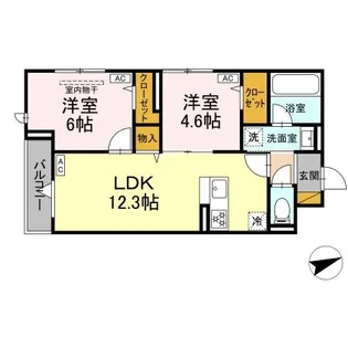 DーSTELLA【3階】の間取り