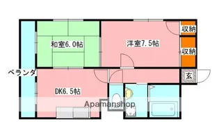 メゾンミカド【3階】の間取り