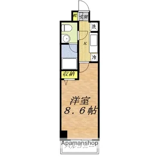 ミェーレ船橋【803号室】の間取り