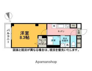 千葉県市川市田尻4丁目【マンション】の間取り