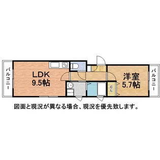 パレット【2階】の間取り